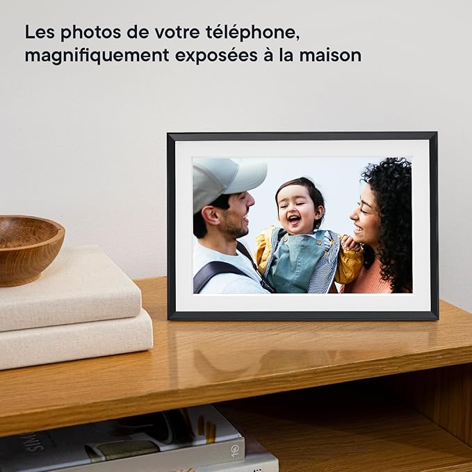 Aura Digital Picture Frame - 10.1" HD Mat Display | Wirecutter's Best Digital Frame for Gifting | Text Photos Directly to Your Frame from Anywhere | Quick & Easy Setup Over WiFi - Free App | No Fees