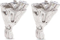 2PCS Metal Branch Shaped Flower Insert Brooch Pins, Wearable Corsage Holders by Unknown