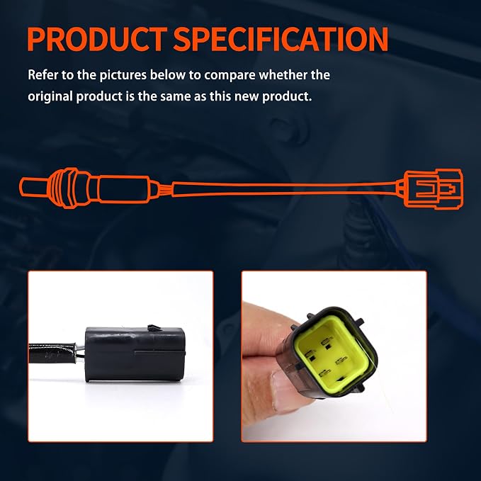 HiSport 226A0-JA10C O2 Oxygen Sensor Rear Downstream 2PCS - Image 2