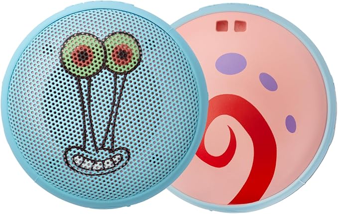 Speaqua Cruiser Speaker Gary from Spongebob, Waterproof Bluetooth Speaker, Small Portable Bluetooth, Beach Accessory, Portable Outdoor