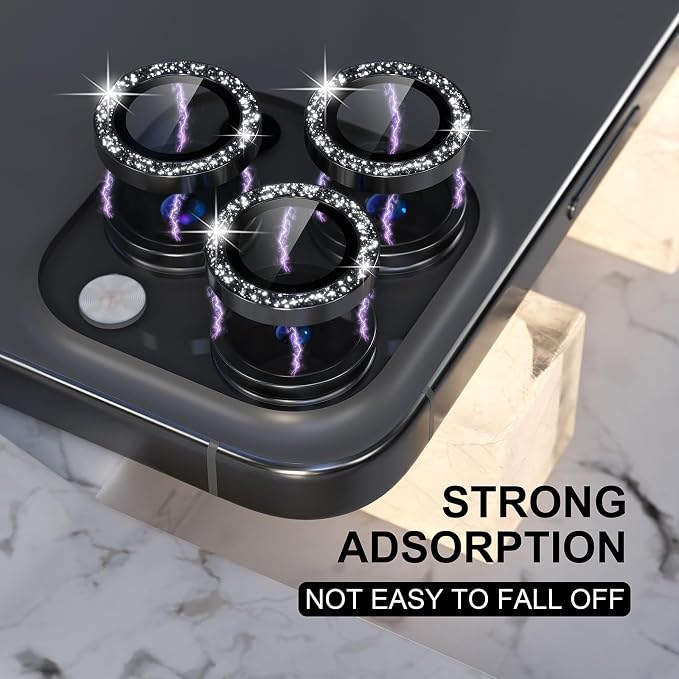 Choiche Compatible for iPhone 16 Pro/iPhone 16 Pro Max Camera Lens Protector - Image 5