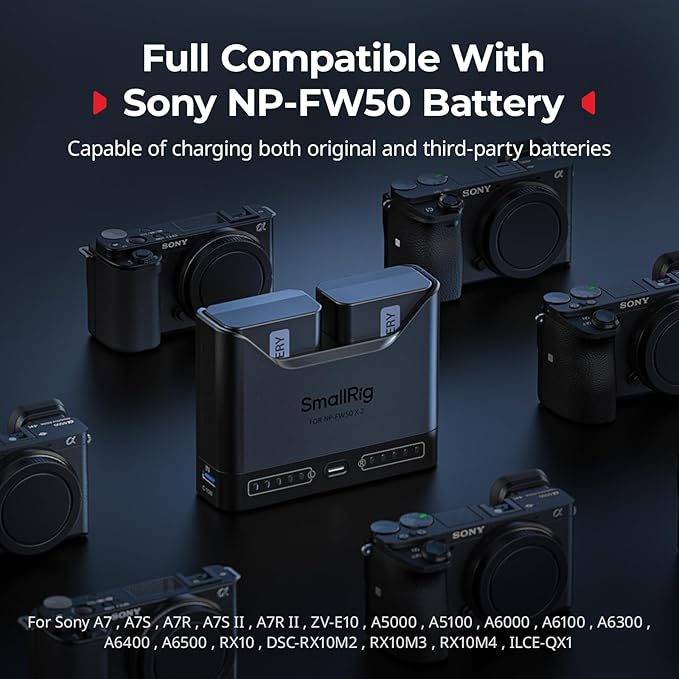 SMALLRIG NP-FW50 Battery Charger - Image 4