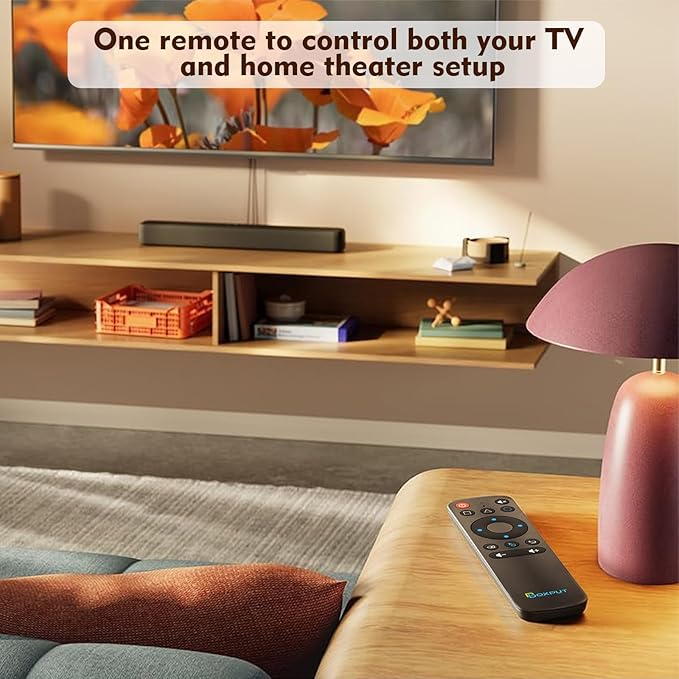 BOXPUT BPR1S Plus Air Mouse Remote BT & 2.4G RF Replacement Remote with USB Receiver and Voice Control Supports 6-Axis Gyro IR Learning for Android TV Box TV Stick Smart Set Top Box