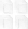 Morvat Access Panel 12x12 Inch for Drywall & Ceiling with Door, Heavy-Duty Durable ABS Plastic & Easy Install Access Box, Wall Hole Cover Plate for Plumbing & Electrical Cable & Wiring, White, 20 Pack