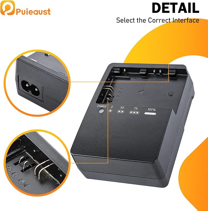 LP-E6 Charger for Canon LC-E6 LC-E6E LC-E6N LP-E6NH Battery EOS 90D 80D 70D 60D - Image 3