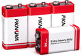PKNOVA 9V Batteries Carbon 9 Volt Battery by Pknova