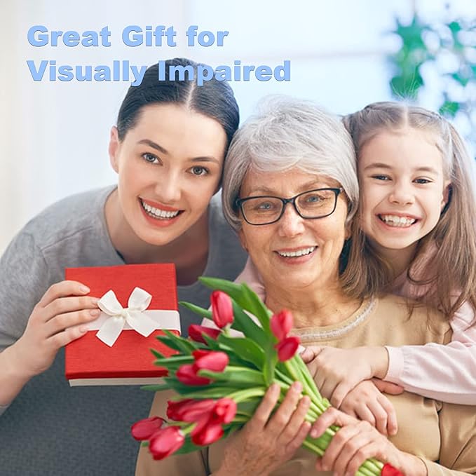 3.5 Inch Digital Magnifier, 2X-32X Times Zoom Portable Video Magnifier for Visually Impaired, Low Vision, Color Blindness, Amblyopia