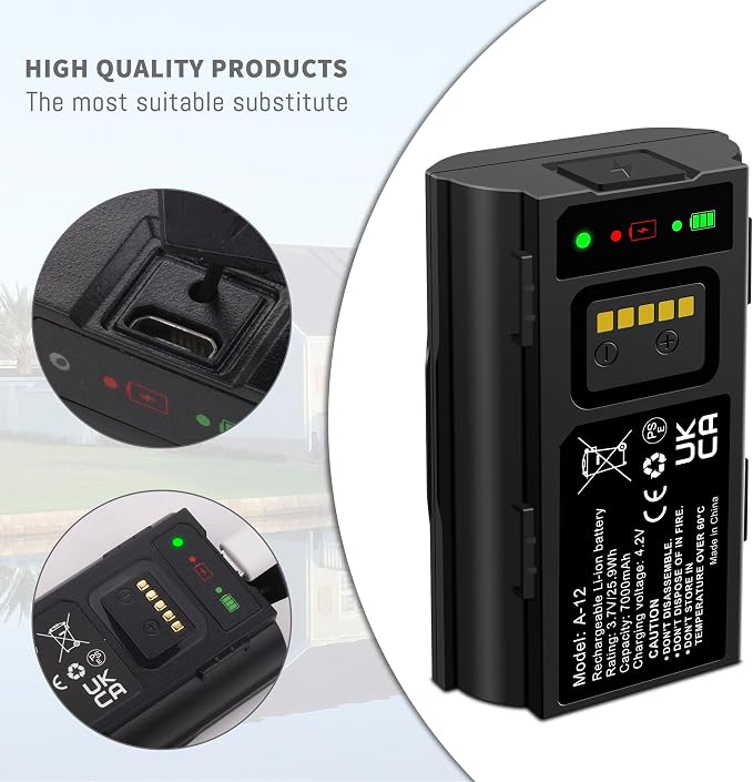 A-12 Upgraded Battery Compatible - Image 4