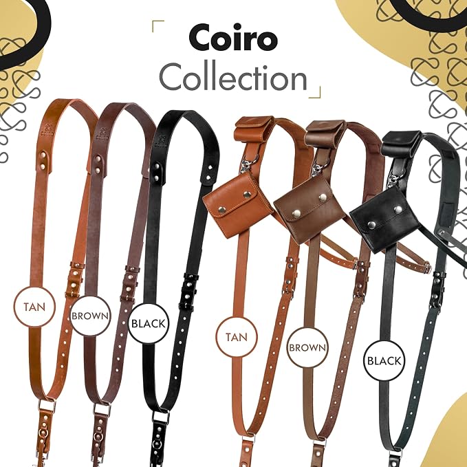 C Coiro Leather Camera Strap Crossbody - Image 7