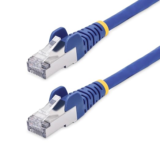 StarTech.com 6in Blue CAT8 Ethernet Cable, Snagless RJ45, 100W PoE++, 26AWG by StarTech