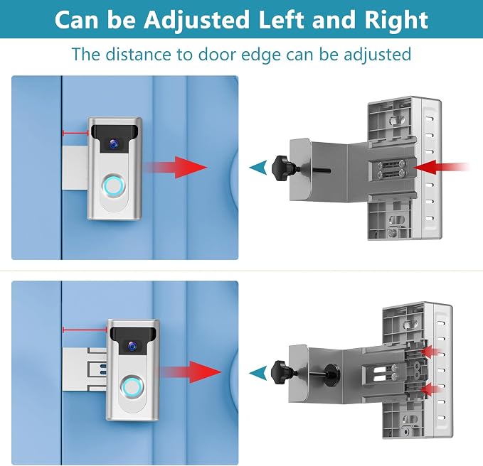 KIMILAR 2024 Upgrade Anti-Theft Video Doorbell Mount, Not Block Doorbell Motion - Image 4