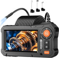 Endoscope Camera with Light - 4.3" LCD Screen Inspection Cameras,IP67 Waterproof Borescope with 8 Adjustable LED Lights,HD 1080P Endoscope Camera 16.5ft Semi-Rigid Cord,gifts for men tools and gadgets