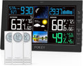 Weather Station Wireless Indoor Outdoor, Indoor Outdoor Thermometer Wireless by FOKEYDIRECT