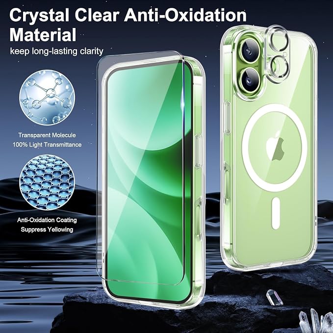 for iPhone 17 Case Clear, Magnetic iPhone17 Case - Image 2
