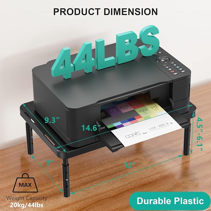 WALI Computer Monitor Stand for Desk, Adjustable Laptop Riser, Desk Monitor - Image 2