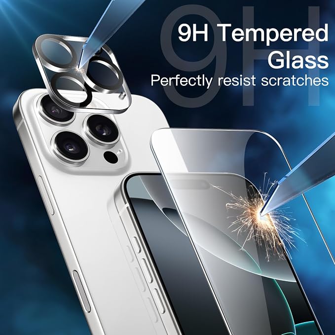 JETech Screen Protector for iPhone 16 Pro 6.3-Inch - Image 3