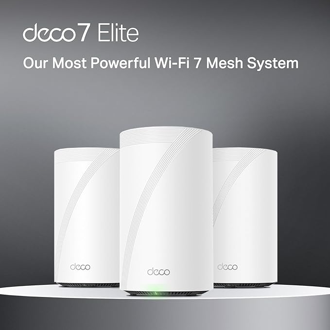 TP-Link Deco 7 Elite BE95 Quad-Band WiFi 7 BE33000 Whole Home Mesh System - Image 2