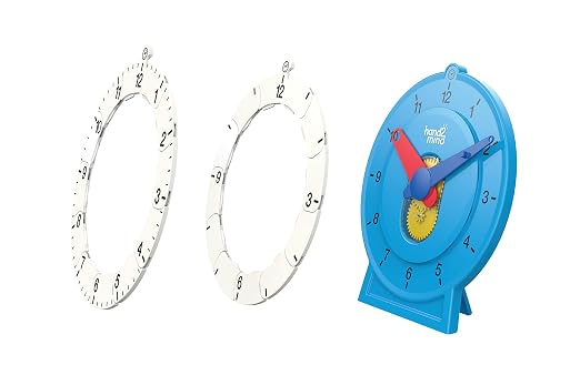 hand2mind Advanced NumberLine Clock Class Set, Learn to Tell Time, Analog Clock - Image 5