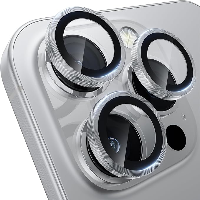 WSKEN for iPhone 16 Pro/iPhone 16 Pro Max Camera Lens Protector by SmartProtectionGreenerFuture