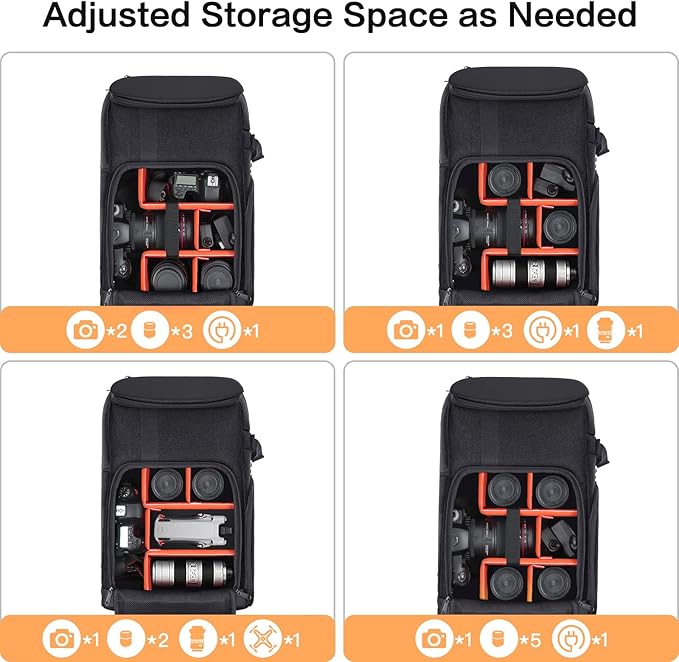 MOSISO Camera Backpack, DSLR/SLR/Mirrorless Large Men/Women Photography Camera - Image 3