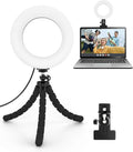 Cyezcor Video Conference Lighting Kit， Clip on Light Reading Lights， Ring Light, 360 ° Flexible Gooseneck Bed Night Light ，Computer Laptop Video Conferencing