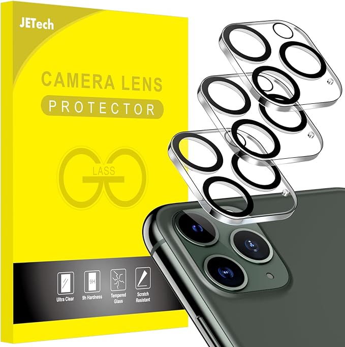 JETech Camera Lens Protector for iPhone 11 Pro Max 6.5-Inch and iPhone 11 Pro by JETech