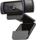 Logitech C920x HD Pro PC Webcam, Full HD 1080p/30fps Video, Clear Audio, HD Light Correction, Works with Microsoft Teams, Google Meet, Zoom, Nintendo Switch 2’s New GameChat Mode, Mac/Tablet- Black