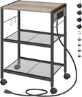 HOOBRO Industrial Printer Stand, 3-Tier Mobile Printer Table, Rolling Cart by HOOBRO
