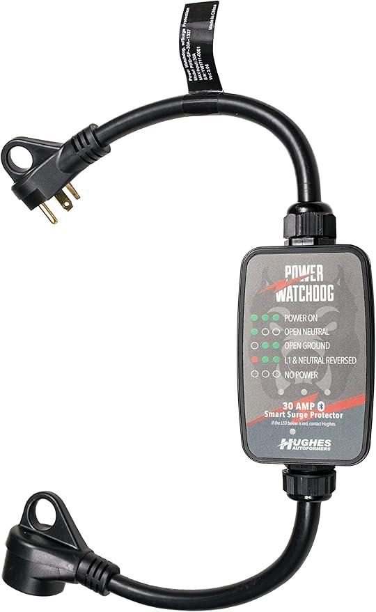 Power Watchdog PWD30, Bluetooth Surge Protector, 30 Amp, Portable, 14 Inch