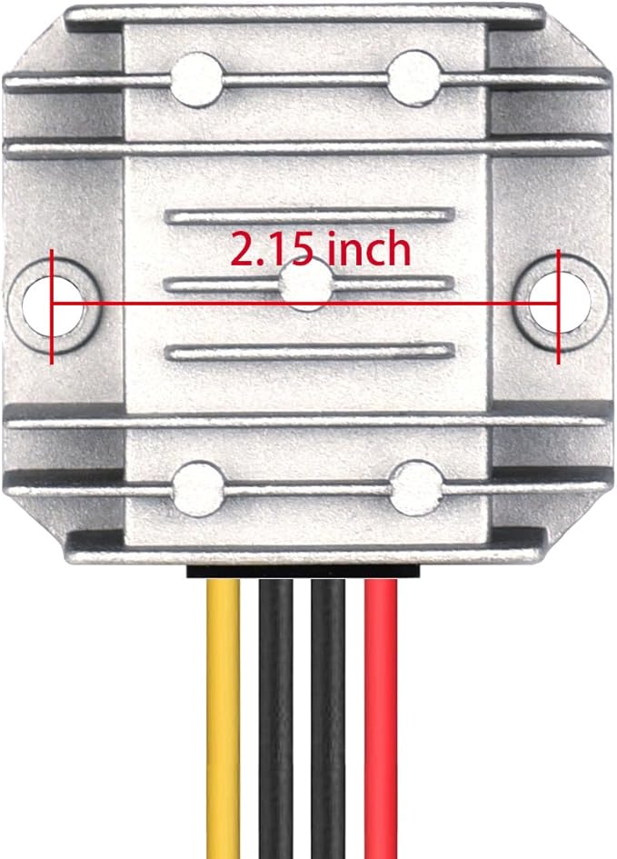 Cllena Waterproof 12V to 24V DC Step Up Converter 3A 72W Voltage Regulator Boost Converter Module Car Power Supply Voltage Transformer (Input 10V-16V)