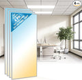 Msbfi 2x4 LED Flat Panel Lights Drop Ceiling Light Fixture 5000K 4000K 3000K Selectable 0-10v Dimmable, 30-40-50W 24x48 LED Light Fixture 100-277V for Office Ceiling Lighting Fixture ETL/DLC 4 Pack