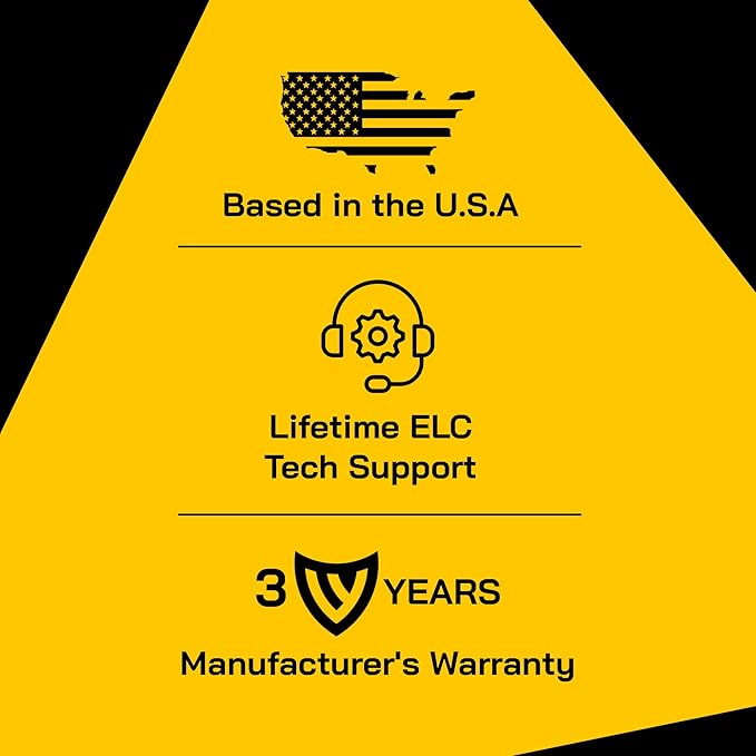 ELC T Series 1000+ Watt Voltage Converter Transformer - Step Up/Down - 110v to 220v / 220v to 110v Power Converter - Circuit Breaker Protection, CE Certified [3-Years Warranty]