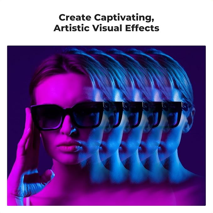K&F CONCEPT 77mm Linear Glass Prism, Foreground Blur, Repeated Color Images - Image 3