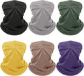 Geyoga 6 Pieces Summer UV Protection Cooling Neck Gaiter Face Clothing Neck by Geyoga