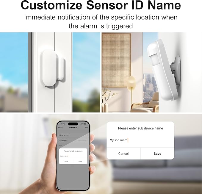 Wireless Alarm System for Home Security, WiFi+GSM/4G - Image 8