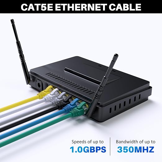 Cat5e Ethernet Cable 150 FT, Long Cat 5e Internet Cable, Standard RJ45 Connector - Image 5