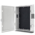 Namunanee Outdoor Electrical Junction Box, ABS Water Resistant Enclosure with Internal Mounting Panel & Hinged Cover (13" H* 9.2" L* 3.7" W)
