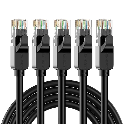 Cat 6 Ethernet Cable 10 ft, Indoor/Outdoor High Speed 10Gbps Internet Cable by Unknown
