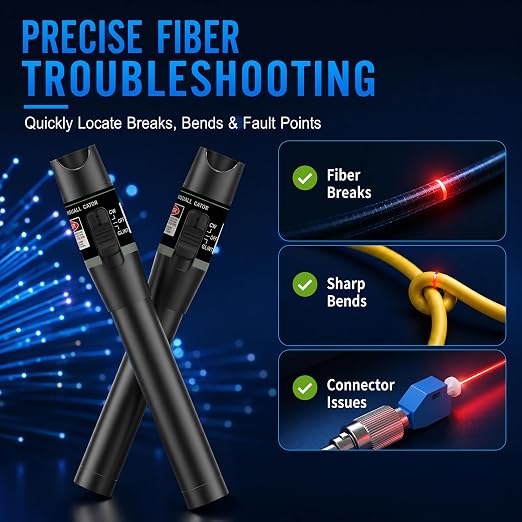Fiber Optic Visual Fault Locator Kit, VFL Pen Compatible - Image 8