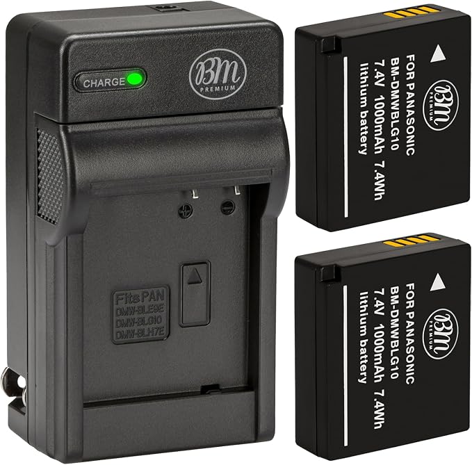 BM 2 DMW-BLG10 Batteries and Charger by BMPremium