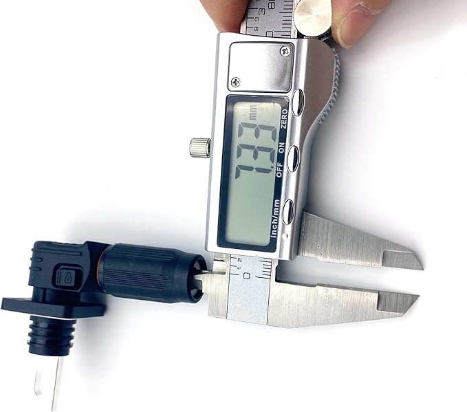 1 Set Battery Energy Storage Connector, Quick Plug Terminal High Current Connectors Copper Plate Wiring Adapter Right Angle Plug and Socket IP67 Waterproof Power Connector 100A 16mm² (100A, Black)