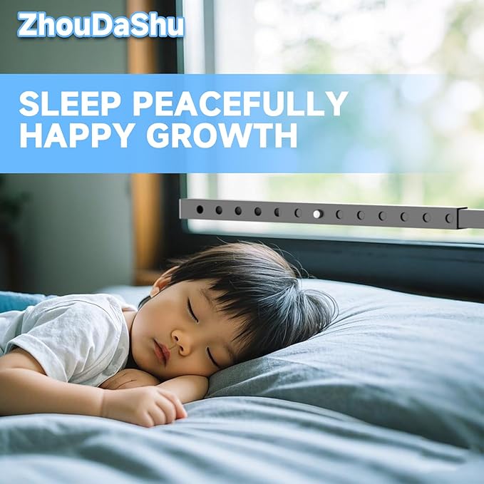 ZhouDaShu Adjustable Window Security Bars, Window Bars Security Inside Vertical, Window Bar Lock Prevent Burglary, Window Safety Bars for Children, Window Stick Extend from 16.3-29.3 in(Black -4 pcs)
