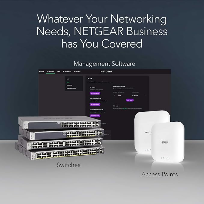 NETGEAR 8-Port Gigabit Ethernet Easy Smart Managed Switch - Image 5