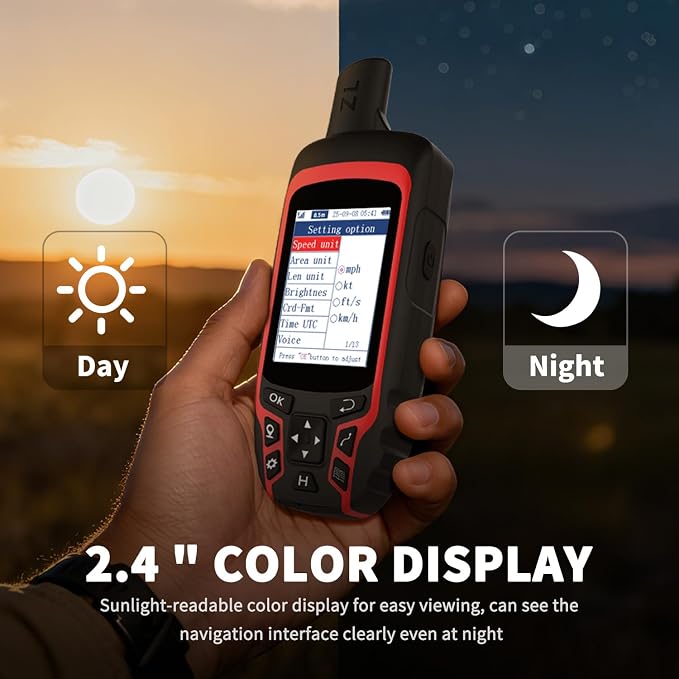 A6 Handheld GPS for Hiking, Rugged and Compact GPS Navigator - Image 7