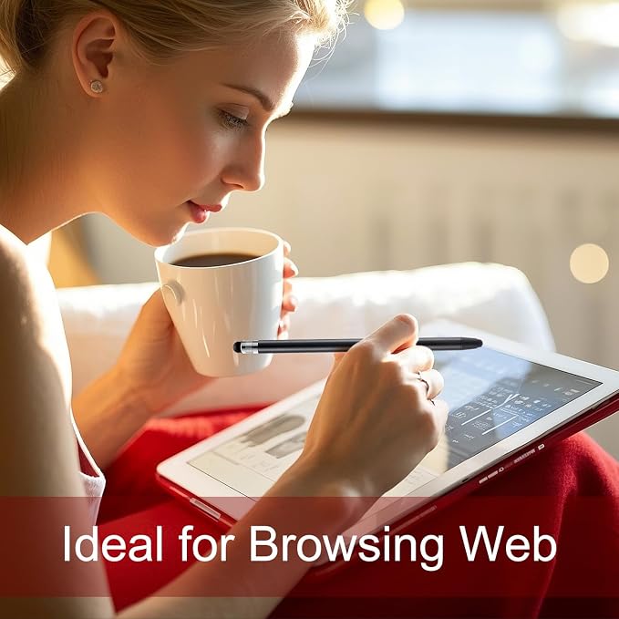 Stylus Pen for Touchscreen, ChaoQ 10pcs High Sensitivity and Precision Stylus - Image 3