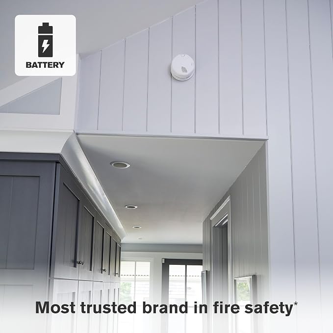 First Alert Smoke Alarm, 10-Year Sealed Battery Dual Sensor Detector - Image 3