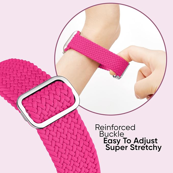 6 Pack Braided Stretchy Bands Compatible - Image 5