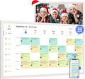 Smart Digital Calendar & Chore Chart for Family Schedules – 32 Inch Smart Touchscreen Interactive Display, Dual-WiFi, Auto-Sync Google iCloud Outlook Calendars, Selectable Reminders, Wall Mountable