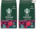 Starbucks Ground Coffee, Dark Roast Coffee, Caffè Verona, 100% Arabica, 1 bag (28 oz) (Pack of 2)