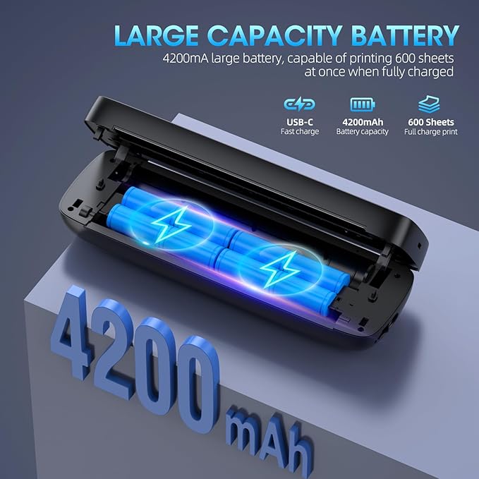 Inkless Portable Printer Wireless - Image 3